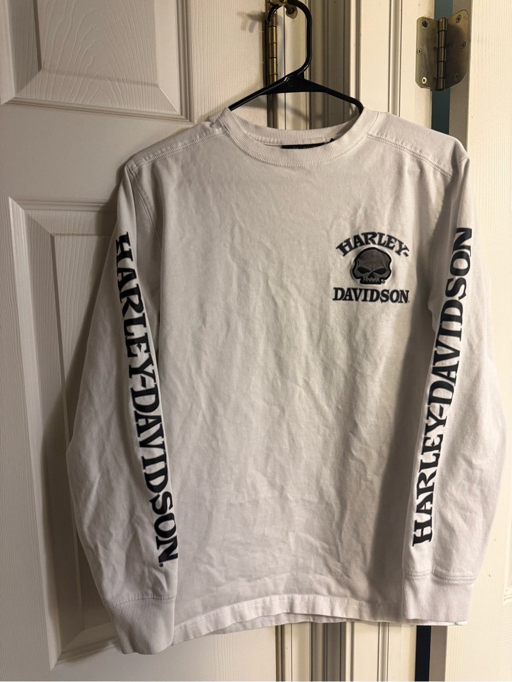 Vintage Harley Davidson Skull Long Sleeve